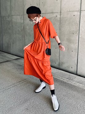 オレンジ の人気ファッションコーディネート Wear