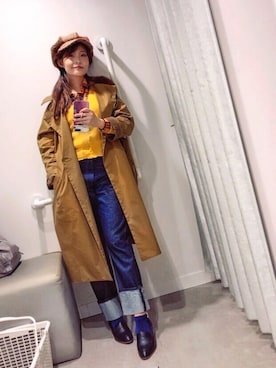 「UNTITLED（アンタイトル）のアイテム（アンサンブル）」を使った、mimosa さん（レディース・166cm）の秋コーディネート