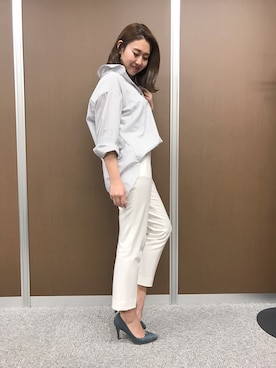 「M.deux（エムドゥ）のアイテム」を使った、miyaさん（レディース・155cm）の春コーディネート