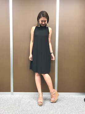 「M.deux」｜「アイテム（ワンピース/ドレス）」を使った、miyaさん（レディース・155cm）の夏コーディネート