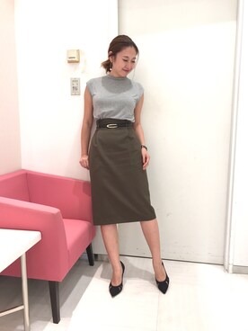 「M.deux（エムドゥ）のアイテム（シューズ）」を使った、miyaさん（レディース・155cm）の秋コーディネート