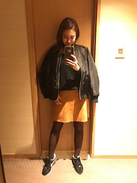 「M.deux」｜「アイテム（シューズ）」を使った、miyaさん（レディース・155cm）の秋コーディネート