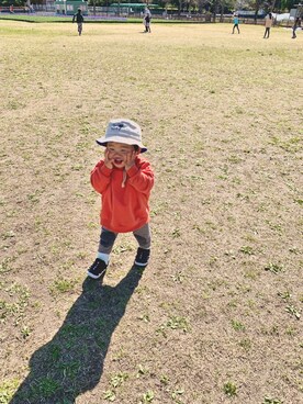 「アイテム（スウェット）」を使った、aoba___さん（キッズ・80cm）の春コーディネート