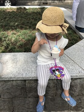 「Sister（シスター）のアイテム」を使った、S♡Cさん（キッズ・90cm）の夏コーディネート