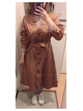 「Shelly island（シェリーアイランド）のアイテム（レギンス/スパッツ）」を使った、imoさん（レディース・159cm）の春コーディネート