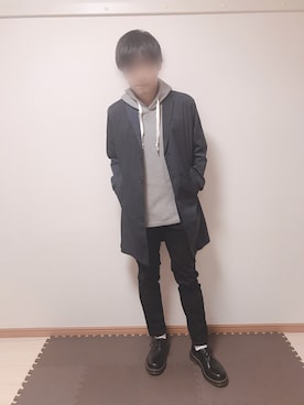 「Dr. Martens（ドクターマーチン）のDr.Martens / ドクターマーチン 1461 3EYE GIBSON SHOE 3ホール ギブソン シューズ ブーツ（ブーツ）」を使った、EI goodさん（メンズ・164cm）の秋コーディネート