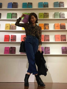 「LouisVuitton」｜「アイテム（ブーティ）」を使った、Tippiさん（レディース・166cm）の冬コーディネート