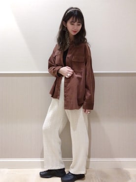 「スタッフセンバツ」｜miさん（レディース・160cm）の秋コーディネート