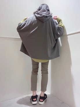 「レプシィム(LEPSIM)」｜「アイテム（パーカー）」を使った、miさん（レディース・160cm）の春コーディネート