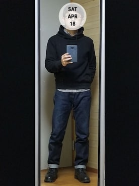 「ギンガムチェックシャツ」｜Ryu1roさん（メンズ・170cm・40代）の春コーディネート