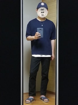 「TRAP/U （トラップユー）のアイテム」を使った、Ryu1roさん（メンズ・170cm）の夏コーディネート