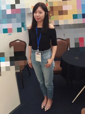 「PRIMA（プリマ）のアイテム」を使った、Vivian Yehさん（レディース・161cm）の春コーディネート