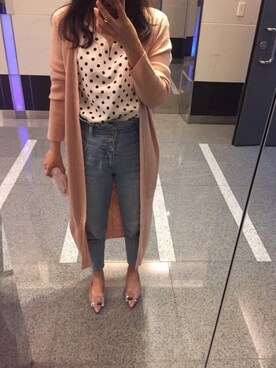 「PRIMA（プリマ）のアイテム」を使った、Vivian Yehさん（レディース・161cm）の春コーディネート