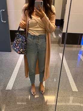 「PRIMA（プリマ）のアイテム」を使った、Vivian Yehさん（レディース・161cm）の秋コーディネート