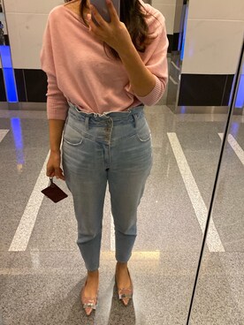 「PRIMA（プリマ）のアイテム」を使った、Vivian Yehさん（レディース・161cm）の秋コーディネート