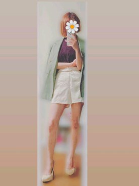 パンプスを使った ショートパンツ の人気ファッションコーディネート Wear