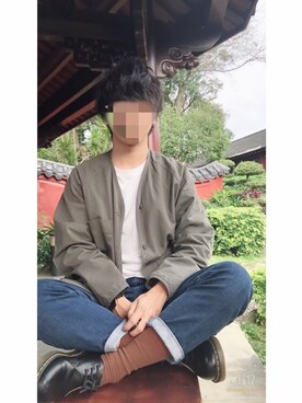 「DW（ディーダブリュー）のアイテム」を使った、シュンさん（メンズ・170cm）の春コーディネート