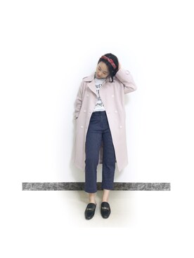 「LAP（ラップ）のアイテム（ジャケット/アウター）」を使った、一周_fishさん（レディース・157cm）の冬コーディネート