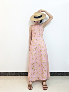 「Keepsake（キープセイク）のアイテム（ワンピース/ドレス）」を使った、一周_fishさん（レディース・157cm）の夏コーディネート