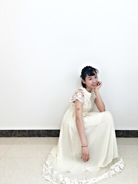 「Ameri（アメリ）のアイテム（スリッポン）」を使った、一周_fishさん（レディース・157cm）の夏コーディネート