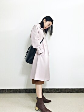 「LAP（ラップ）のアイテム」を使った、一周_fishさん（レディース・157cm）の秋コーディネート