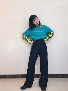 一周_fishさんのコーディネート