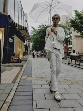 「VERYNERD(ベリーナード)のアイテム」を使った、MKさん(メンズ・175cm)の夏コーディネート