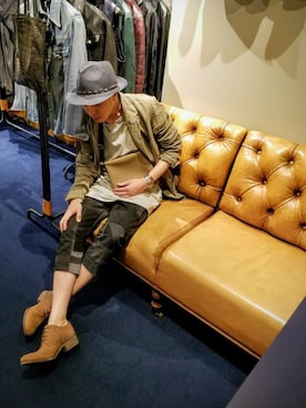 「アイテム（ボディバッグ/ウエストポーチ）」を使った、MKさん（メンズ・175cm）の夏コーディネート