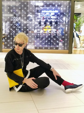 「アイテム（ボディバッグ/ウエストポーチ）」を使った、MKさん（メンズ・175cm）の夏コーディネート