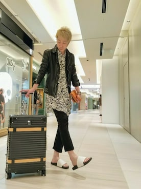 「Care label（ケアレーベ）のアイテム」を使った、MKさん（メンズ・175cm）の夏コーディネート