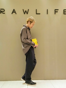 「アイテム（ボディバッグ/ウエストポーチ）」を使った、MKさん（メンズ・175cm）の夏コーディネート