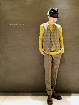 「ARMURE（アルミュール）のアイテム」を使った、MKさん（メンズ・175cm）の夏コーディネート