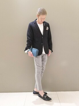 「RAWLIFE（ロウライフ）のアイテム（パンツ）」を使った、MKさん（メンズ・175cm）の秋コーディネート