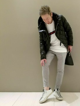 「テープロゴ」｜MKさん（メンズ・175cm）の秋コーディネート