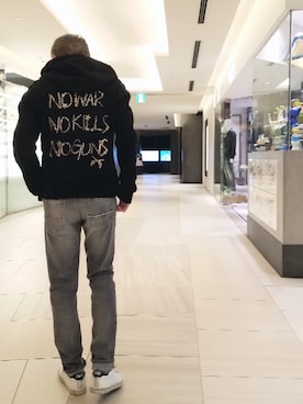 「Care label（ケアレーベ）のアイテム」を使った、MKさん（メンズ・175cm）の秋コーディネート