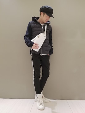 「C-PLUS（シープラス）のアイテム」を使った、MKさん（メンズ・175cm）の秋コーディネート