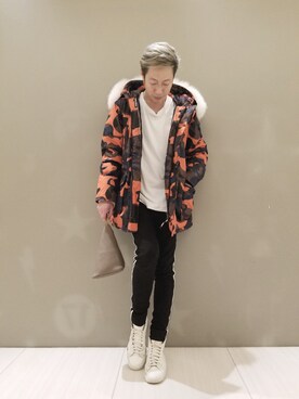 「RAWLIFE（ロウライフ）のアイテム（パンツ）」を使った、MKさん（メンズ・175cm）の秋コーディネート