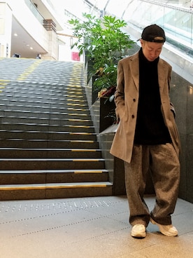 「g-stage（ジーステージ）のアイテム」を使った、MKさん（メンズ・175cm）の冬コーディネート