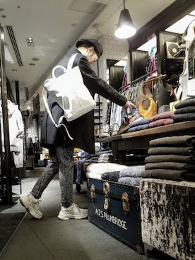 「g-stage（ジーステージ）のアイテム」を使った、MKさん（メンズ・175cm）の冬コーディネート