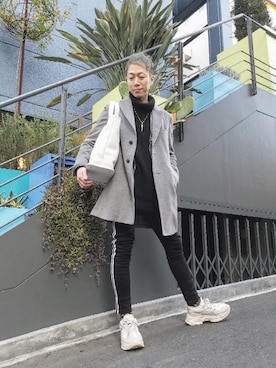 「g-stage（ジーステージ）のアイテム」を使った、MKさん（メンズ・175cm）の冬コーディネート