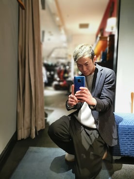 「ROYAL ROW（ロイヤル ロウ）のアイテム」を使った、MKさん（メンズ・175cm）の冬コーディネート