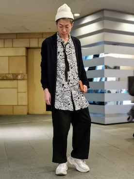 「アイテム（財布）」を使った、MKさん（メンズ・175cm）の冬コーディネート