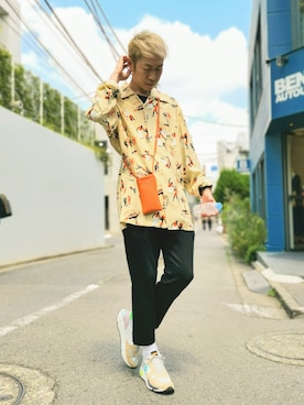 「ennerre（エネーレ）のアイテム」を使った、MKさん（メンズ・175cm）の春コーディネート