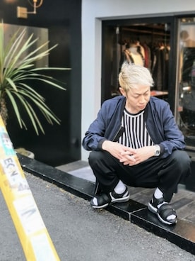 「白ソックス」｜MKさん（メンズ・175cm）の春コーディネート