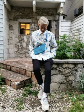 「ennerre（エネーレ）のアイテム」を使った、MKさん（メンズ・175cm）の春コーディネート