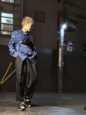 「アイテム（ボディバッグ/ウエストポーチ）」を使った、MKさん（メンズ・175cm）の春コーディネート