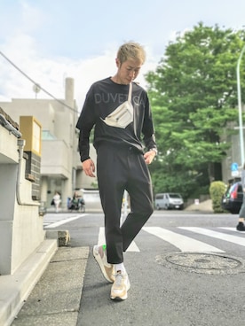 「ennerre（エネーレ）のアイテム」を使った、MKさん（メンズ・175cm）の春コーディネート