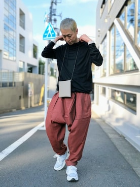 「E.TAUTZ（イートウツ）のアイテム」を使った、MKさん（メンズ・175cm）の秋コーディネート