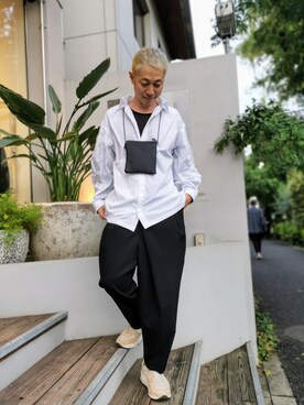 「E.TAUTZ（イートウツ）のアイテム」を使った、MKさん（メンズ・175cm）の秋コーディネート