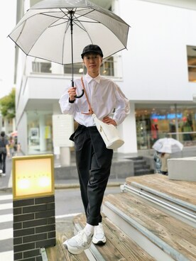 「CPH（シーピーエイチ）のアイテム（キャップ）」を使った、MKさん（メンズ・175cm）の秋コーディネート